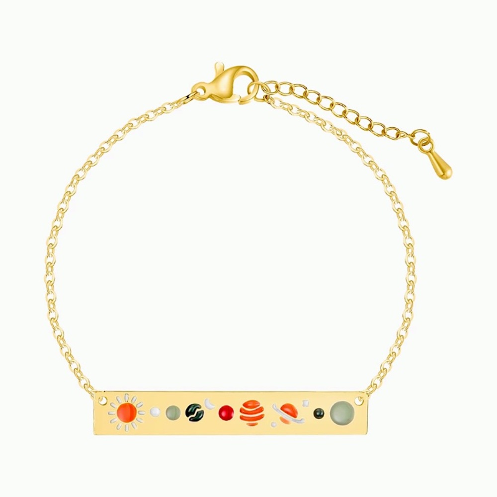 Aligned Planet Solar System Star Galactic Bracelet - Picture 7 of 9